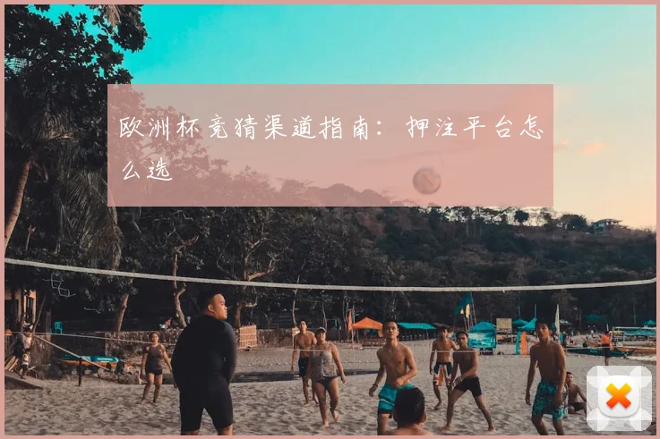 欧洲杯竞猜渠道指南:押注平台怎么选