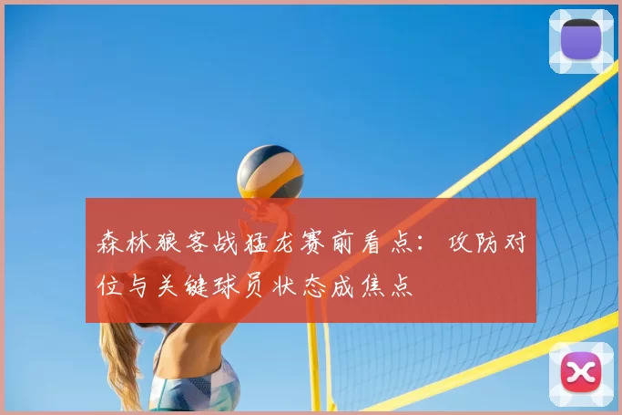 森林狼客战猛龙赛前看点：攻防对位与关键球员状态成焦点